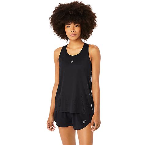 Buy ASICS Metarun Women Black Sleeveless Tank Top Online