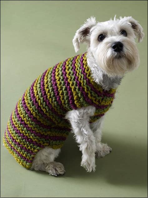 Crochet Small Dog Sweater Patterns Free