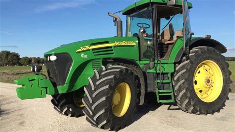 John Deere 7720 tractor Sound + Technical data - YouTube