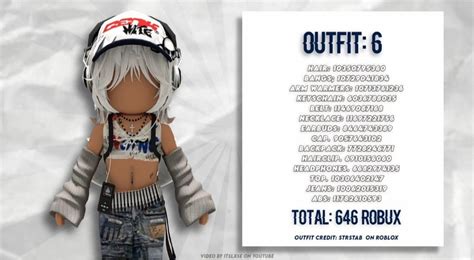 Pin by leah_. on Roblox codes 🍒 | Vibe clothes, Outfit y2k, Roblox