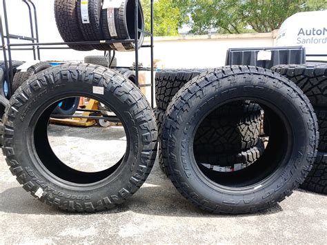 275/65/20 Nitto Ridge Grappler VS 295/60/20 Terra Grappler side by side ...