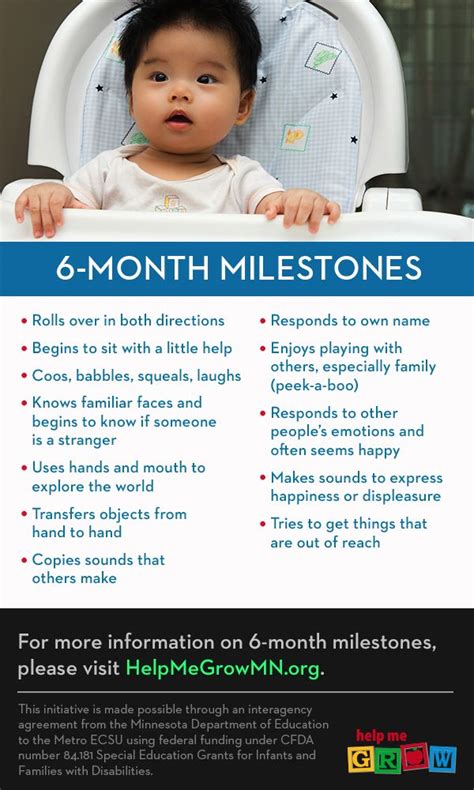 6-month developmental milestones | Baby developmental milestones, Baby ...