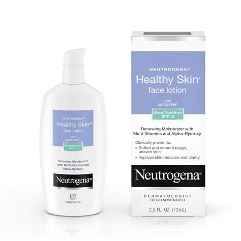 Neutrogena Healthy Skin Face Lotion Moisturizer with Sunscreen and ...