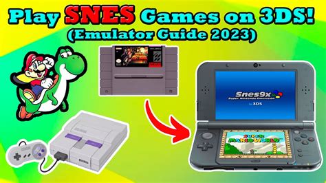 Play SNES Games on Homebrewed 3DS in 2023 :) SNES9x Emulator - YouTube