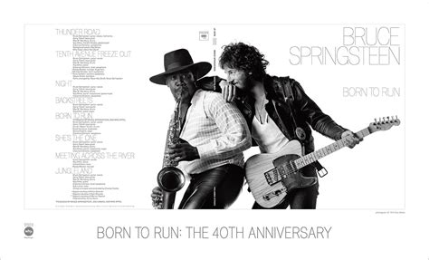 Born to Run by Bruce Springsteen (album and 40th anniversary poster ...