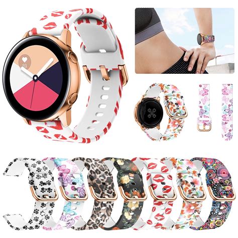 Lnkoo - For Samsung Galaxy Watch Active Replacement Soft Silicone Sport ...