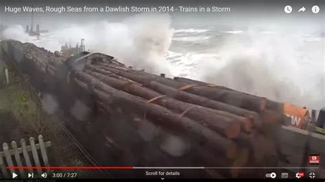 Dawlish railway line: Unseen footage shows frightening power of the sea ...