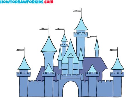 How To Draw A Disney Castle