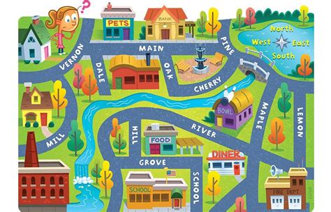 Simple Street Map for Kids