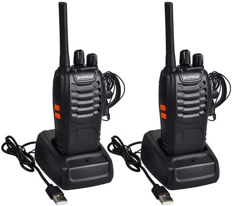 2PCS Walkie Talkie Rechargeable – Two Way Radio Walkie Talkies Long ...