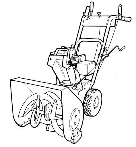 Snow Blower Coloring Pages Coloring Pages