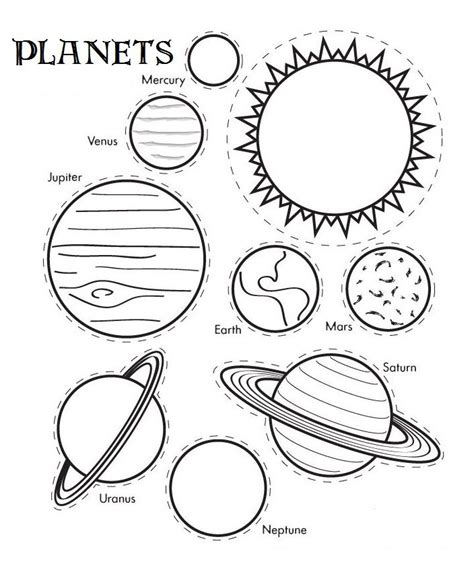 Printable Solar System Coloring Sheets for Kids! | Solar system ...