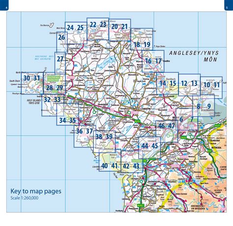 OS Map Atlas: Wales Coast Path: Isle of Anglesey - Wales Coast Path