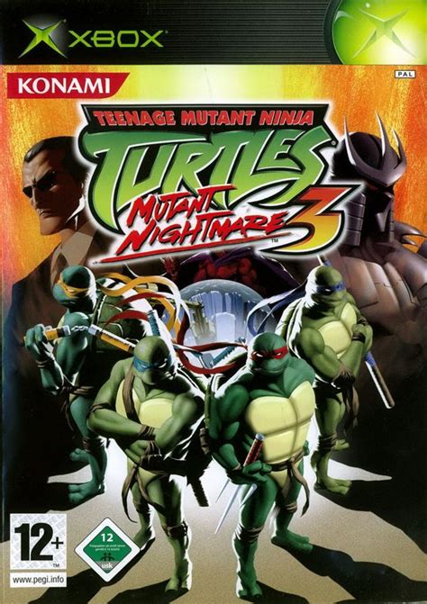 Teenage Mutant Ninja Turtles 3: Mutant Nightmare (2005) Xbox box cover ...