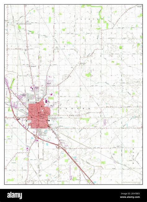 Lebanon, Indiana, map 1963, 1:24000, United States of America by ...