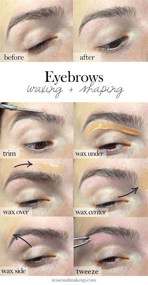 Eyebrow Waxing + Shaping | DIY Tutorial