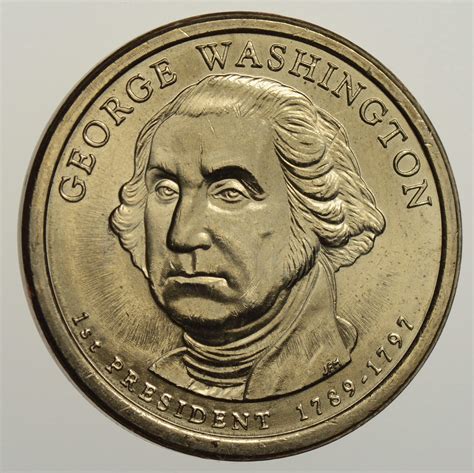 RARE Error - 2007 George Washington Dollar Coin - 1st President ...