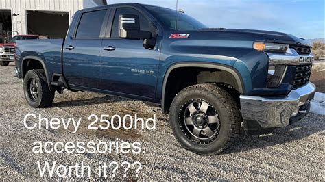 2022 Chevy Silverado 2500hd accessories. Are they worth it??? - YouTube