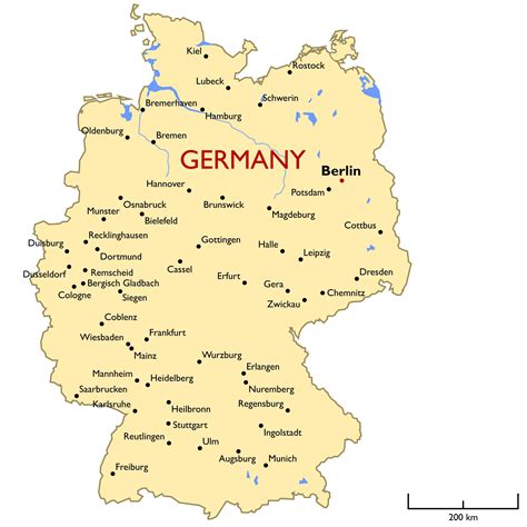 map of germany