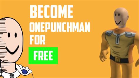 How to be Onepunchman in Roblox for free(Android/iOS/Laptop/PC) - YouTube