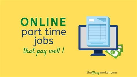 5 Ways to do Online Part Time jobs - Yoors