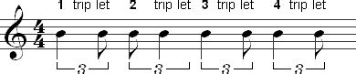 Eighth Note Triplets and Rests