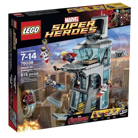 76038 Ataque a Torre dos Vingadores - LEGO® Super Heroes | Lego marvel ...