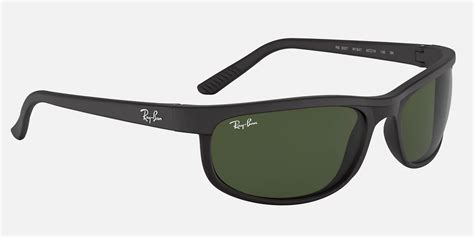 RAY BAN 2027 RB2027 601/W1 62mm Predator Shiny Black Polarized Grey ...