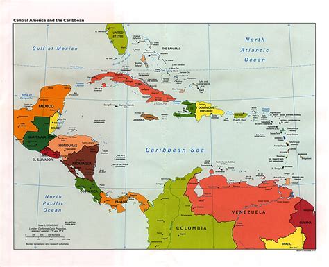 Mapa Político America Central - REVOEDUCA