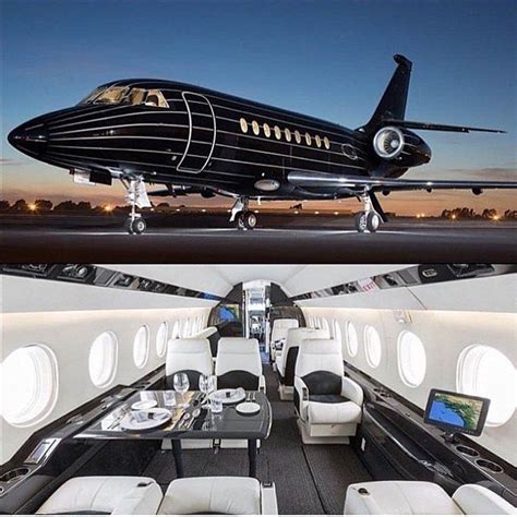 Black private jet 😍 Tag a friend you'd take on this👇 . | Luxury private ...