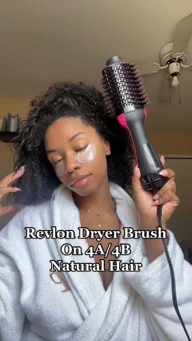 revlon dryer brush | Blow dry curly hair, Straightening natural hair ...