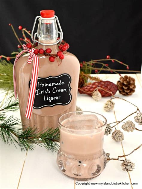 Homemade Irish Cream Liqueur Recipe - My Island Bistro Kitchen