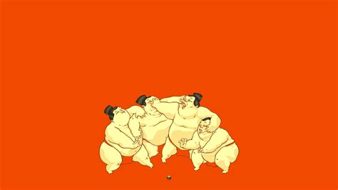 Four sumo wrestlers illustration, artwork, sumo wrestler HD wallpaper ...