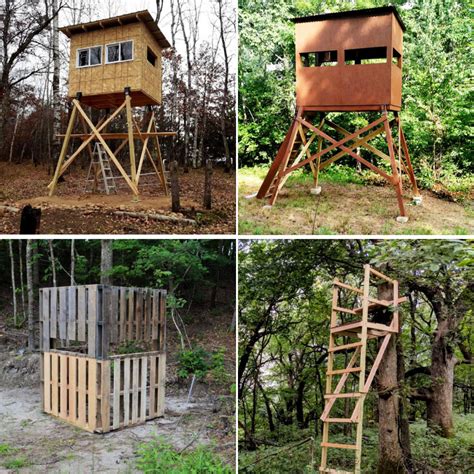 15 Best & Free DIY Deer Blind Plans To Build Your Own