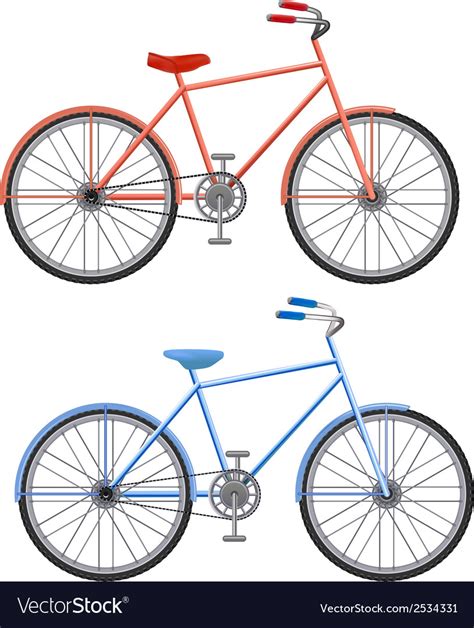 Two bikes Royalty Free Vector Image - VectorStock