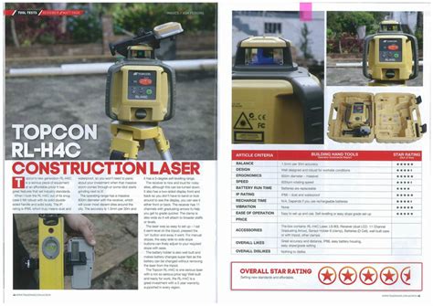 Topcon RL-H4C: Awarded 4.5 Stars! | Topcon Laser