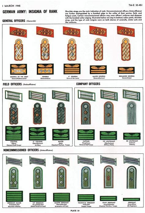 Wwii German Rank Insignia | Images and Photos finder