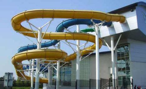 Aquadrome water park closed as injured swimmer is trapped in high-speed ...