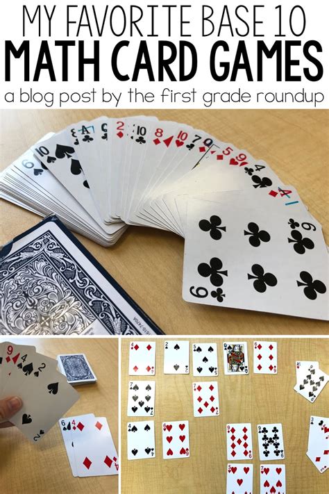 Primary Math Card Games - The First Grade Roundup