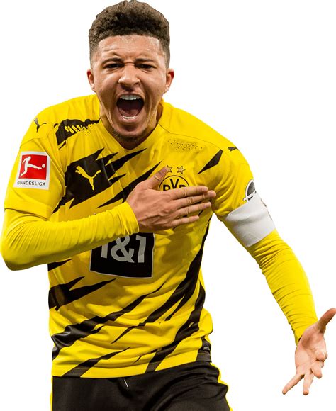 Jadon Sancho Borussia Dortmund football render - FootyRenders