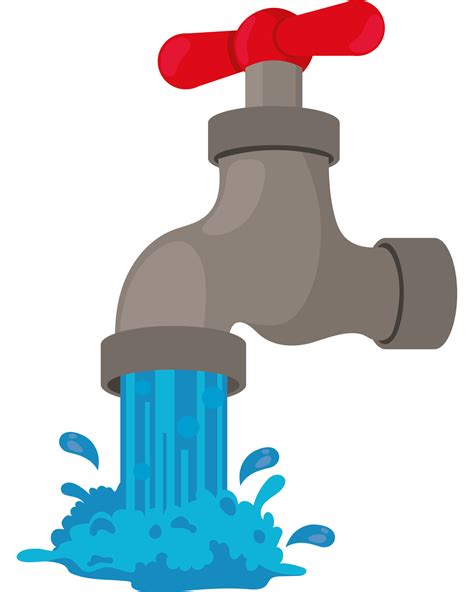 flowing water faucet icon isolated 24408096 PNG