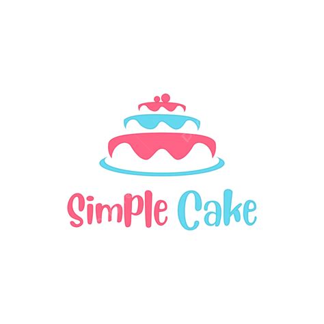 Cake Logo Vector Playful Color Happy Celebration White Background ...