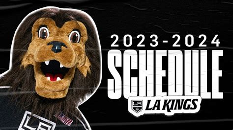 LA Kings 2023-24 Regular Season Schedule - YouTube