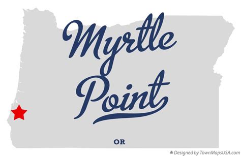 Myrtle Point Oregon Map - Candra Vittoria