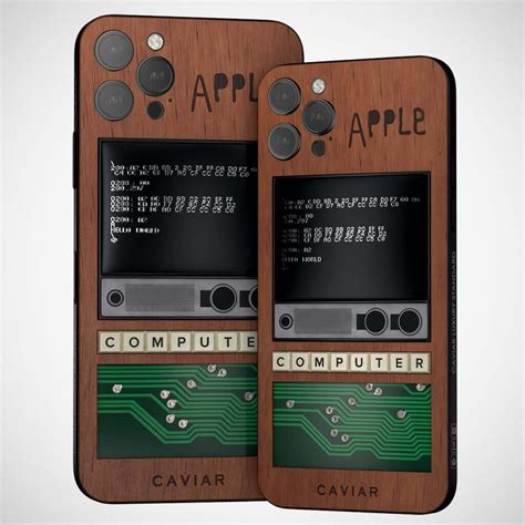 Caviar iPhone 12 Pro Apple 1 Edition Has A Fragment Of Apple 1 PCB On ...