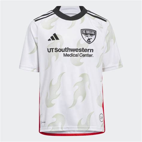 adidas FC Dallas 23/24 Away Jersey - White | Kids' Soccer | adidas US