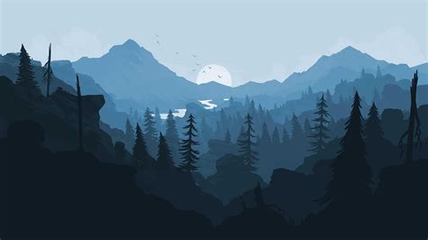 Firewatch wallpaper minus the human elements [1920x1080] | Desktop ...