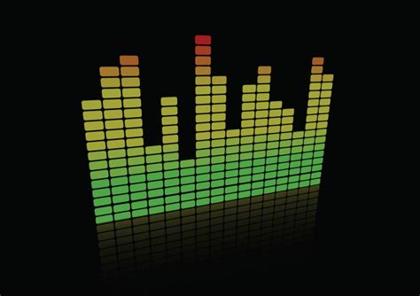 Music equalizer volume vector design - download free vector art