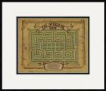 Overlook Hotel Maze Map by Dave Delisle