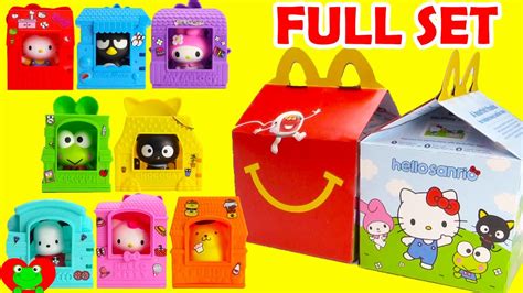 2016 Hello Sanrio McDonald's Happy Meal Toys Hello Kitty Full Set - YouTube